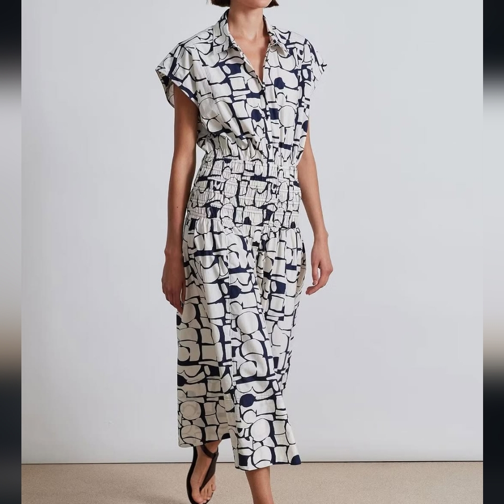 Stunning Abstract Print Dress By Apiece Apart